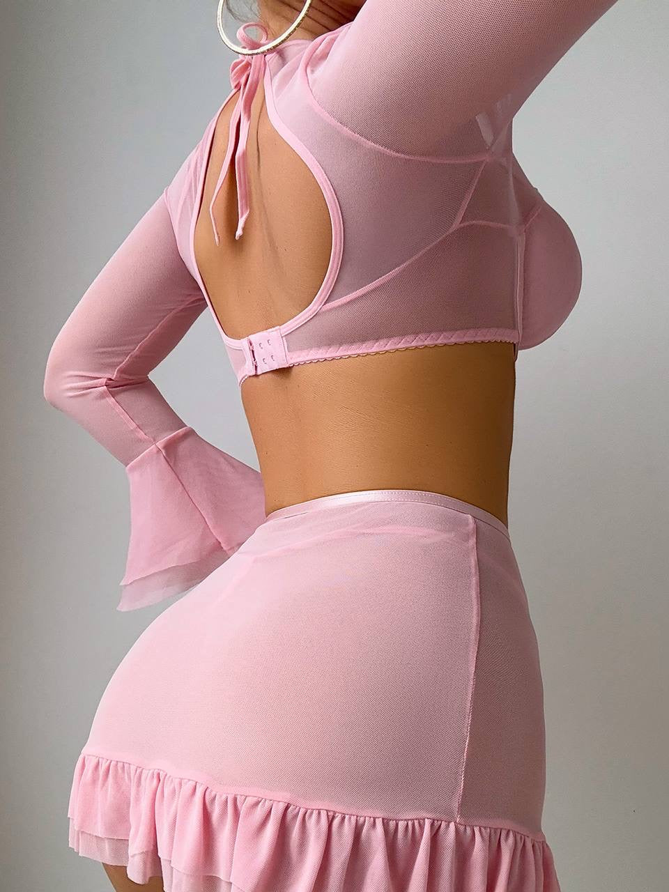 Pink skirt
