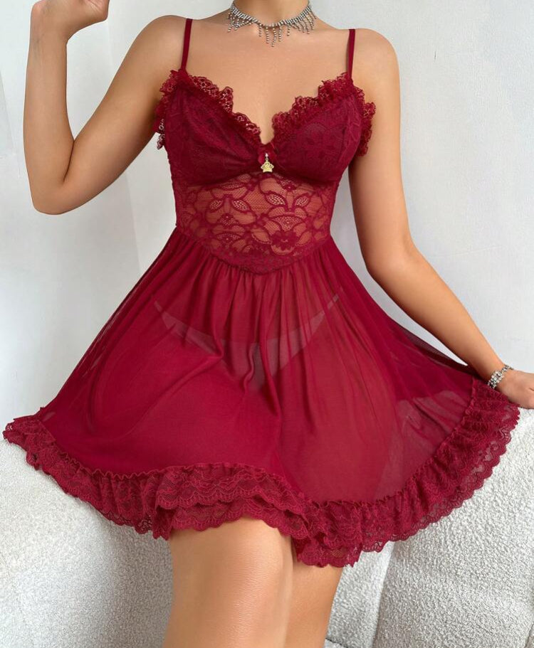 Burgundy Dress