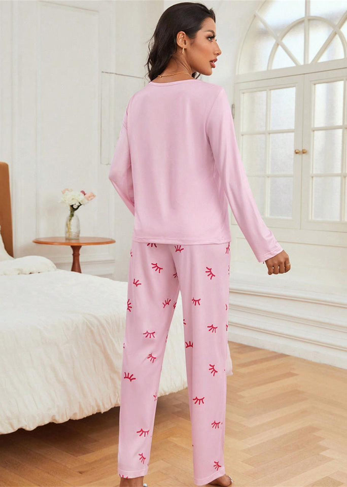 Eyelash Pink Pajama