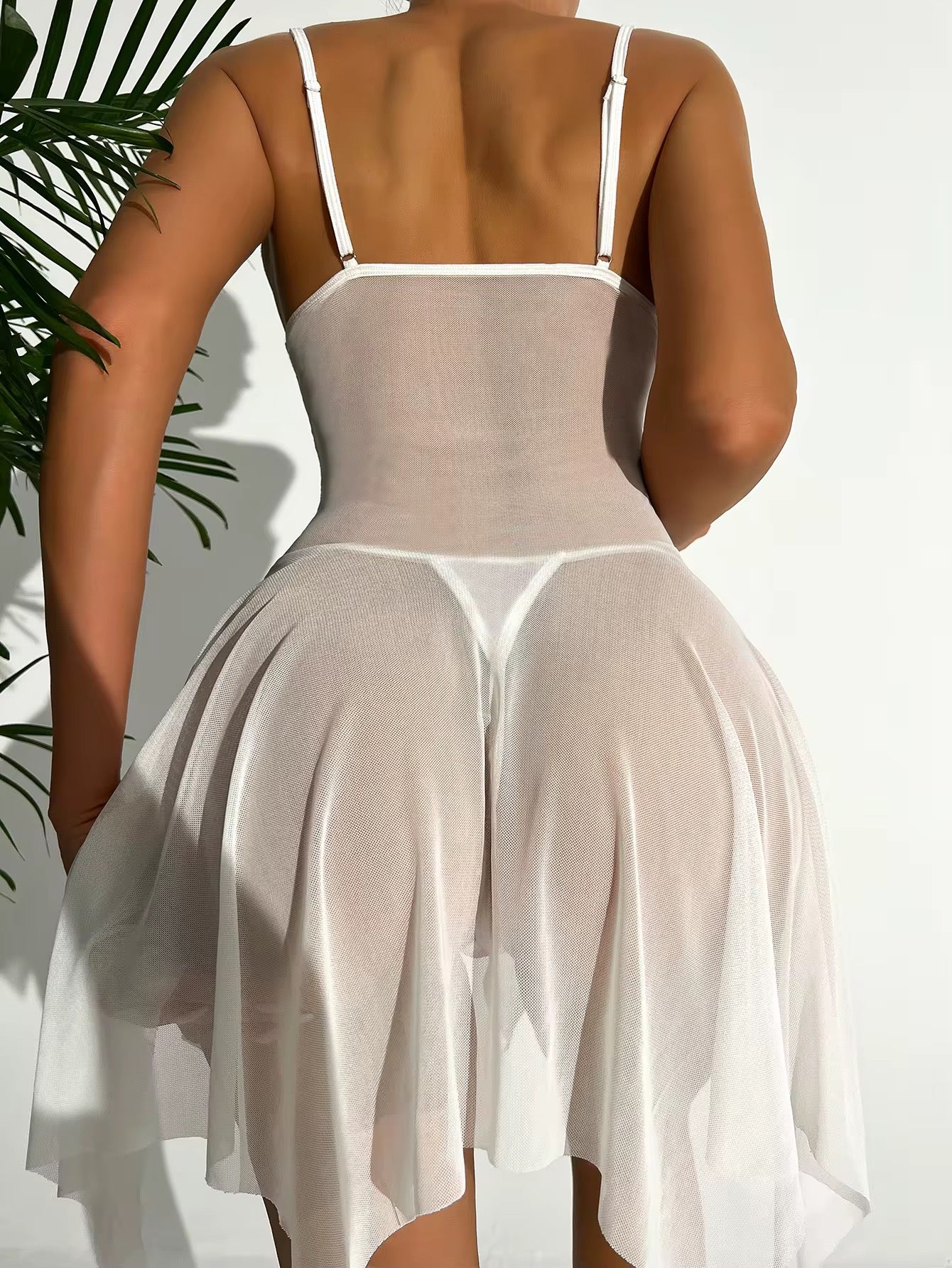 Transparent Lace Dress