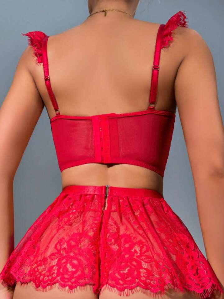 Lace Corset Set