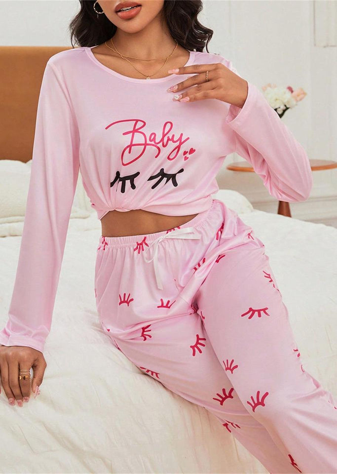 Eyelash Pink Pajama