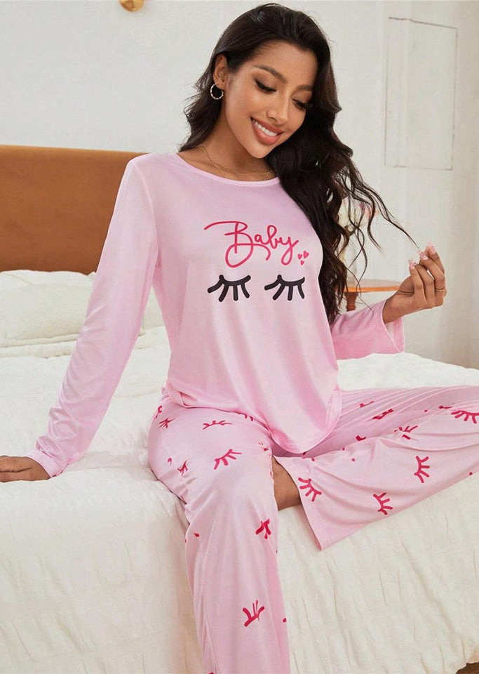 Eyelash Pink Pajama